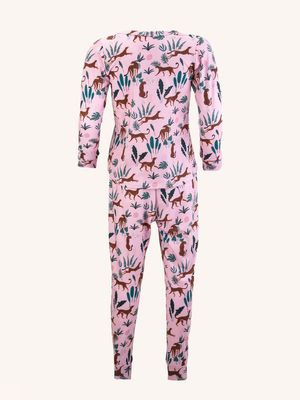 Pijama Estampada Leopardo para Niña 10422