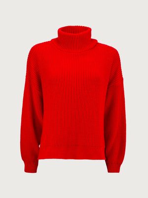Sweater Cuello Alto Unicolor para Mujer 12242