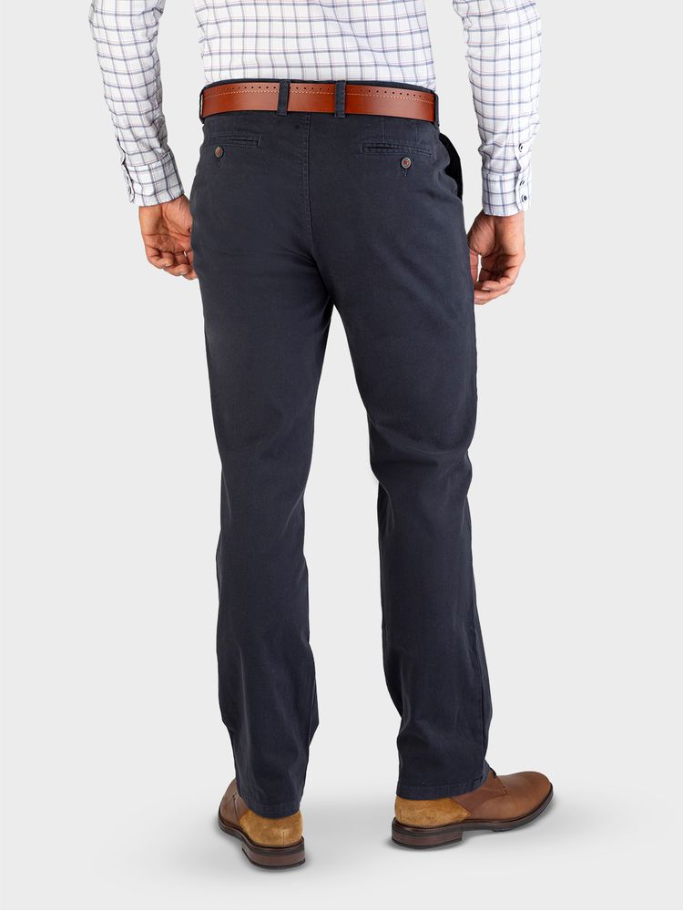 Pantalón Chino Regular Unicolor para Hombre 03687
