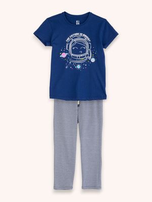 Pijama con Diseño Estampado para Niña 10744