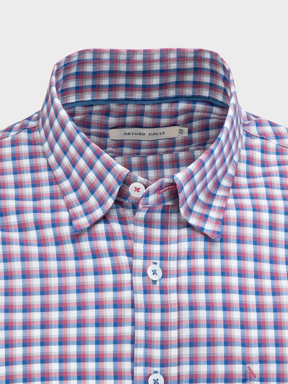 Camisa Cuadros Manga Corta - Cuidado con el Perro