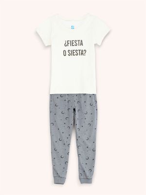 Pijama Camiseta y Pantalón para Niña 11080