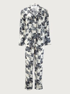 Pijama Estampado Floral para Mujer 16883