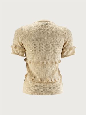 Sweater Tejido Manga Corta para Mujer 18500