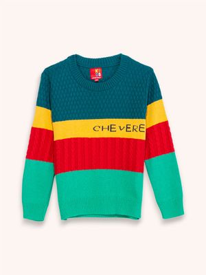 Sweater Colorido Tejido para Niño 11677