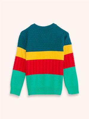 Sweater Colorido Tejido para Niño 11677