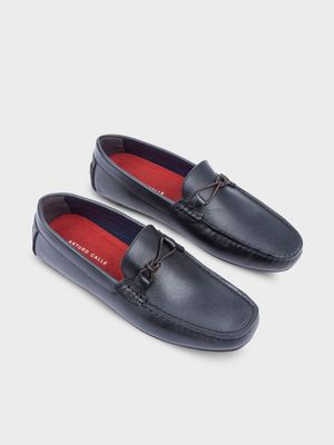 Zapatos Tipo Mocasín en Cuero para Hombre 18146