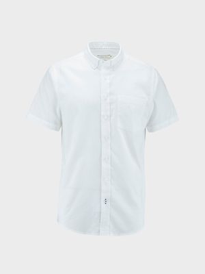 Camisa Unicolor Manga Corta para Hombre 26523