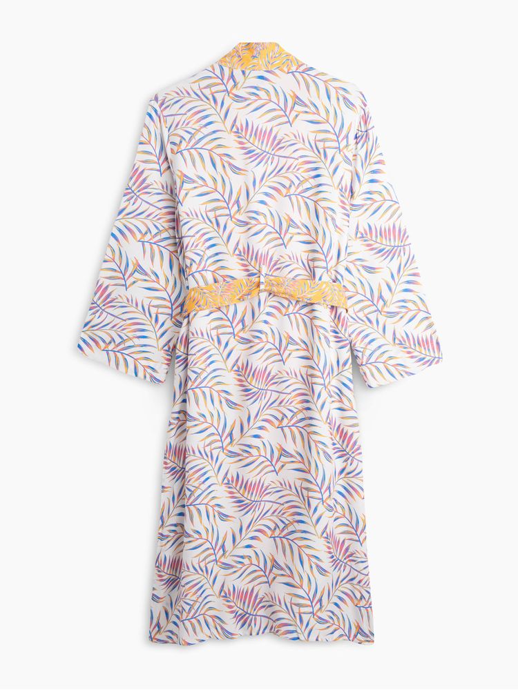 Kimono Largo Estampado para Mujer 01402