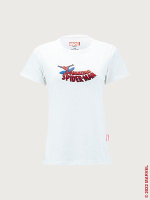 Camiseta Marvel Estampada Spiderman  para Mujer 27121