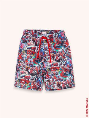 Pantaloneta con Estampado de Spiderman para Niño 12558