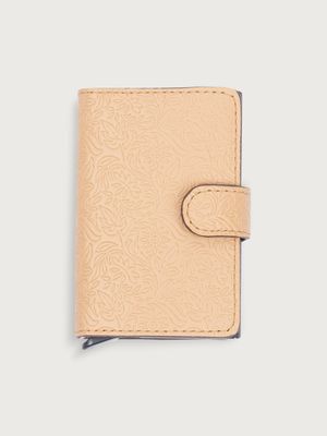 Slim Wallet Estampada Color Clásico para Mujer 25856