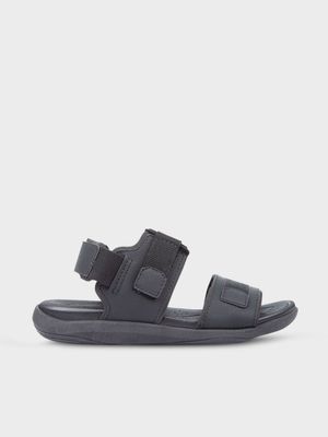 Sandalias en Cuero con Tiras de Ajuste para Hombre 25864