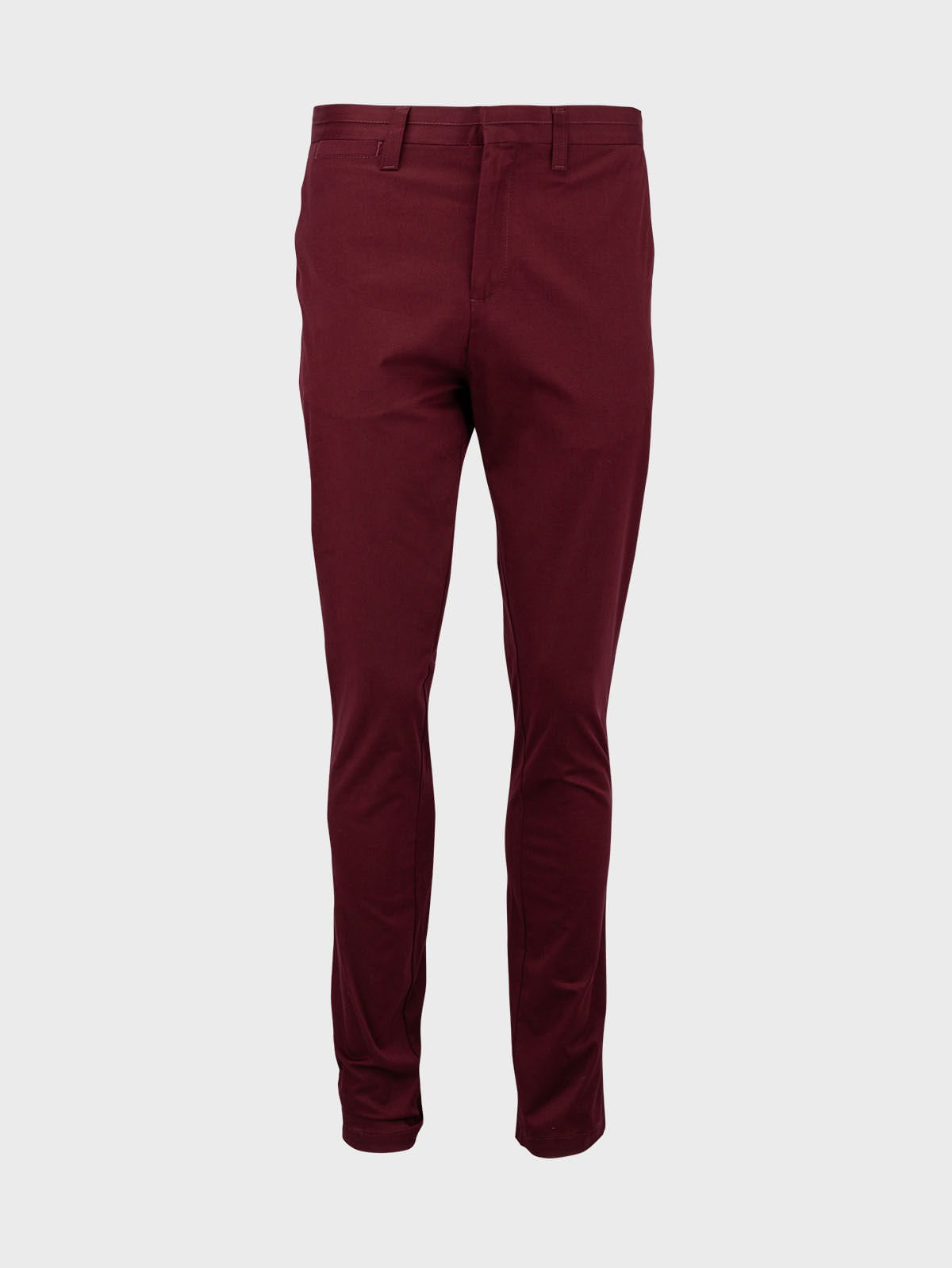 Pantalon Rojo Vino Hombre