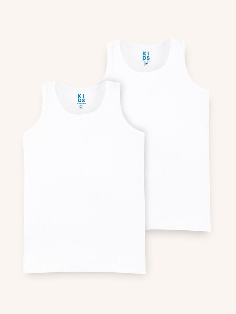 Pack x 2 Camisillas Tipo Esqueleto para Niño 04610