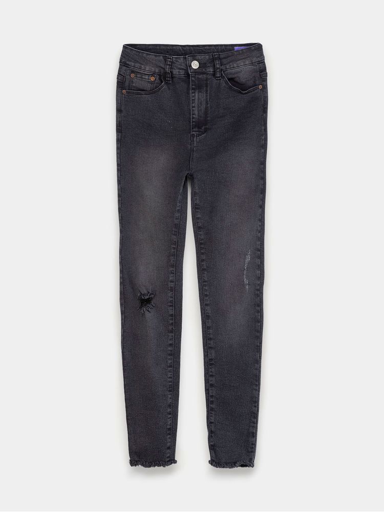 Jean Skinny Básicos Oscuros para Mujer 02817