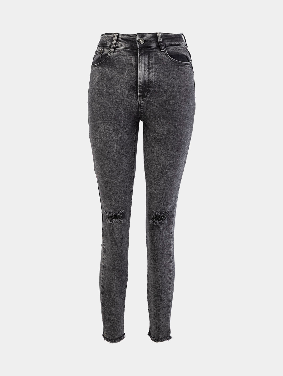 Jean skinny gris sale