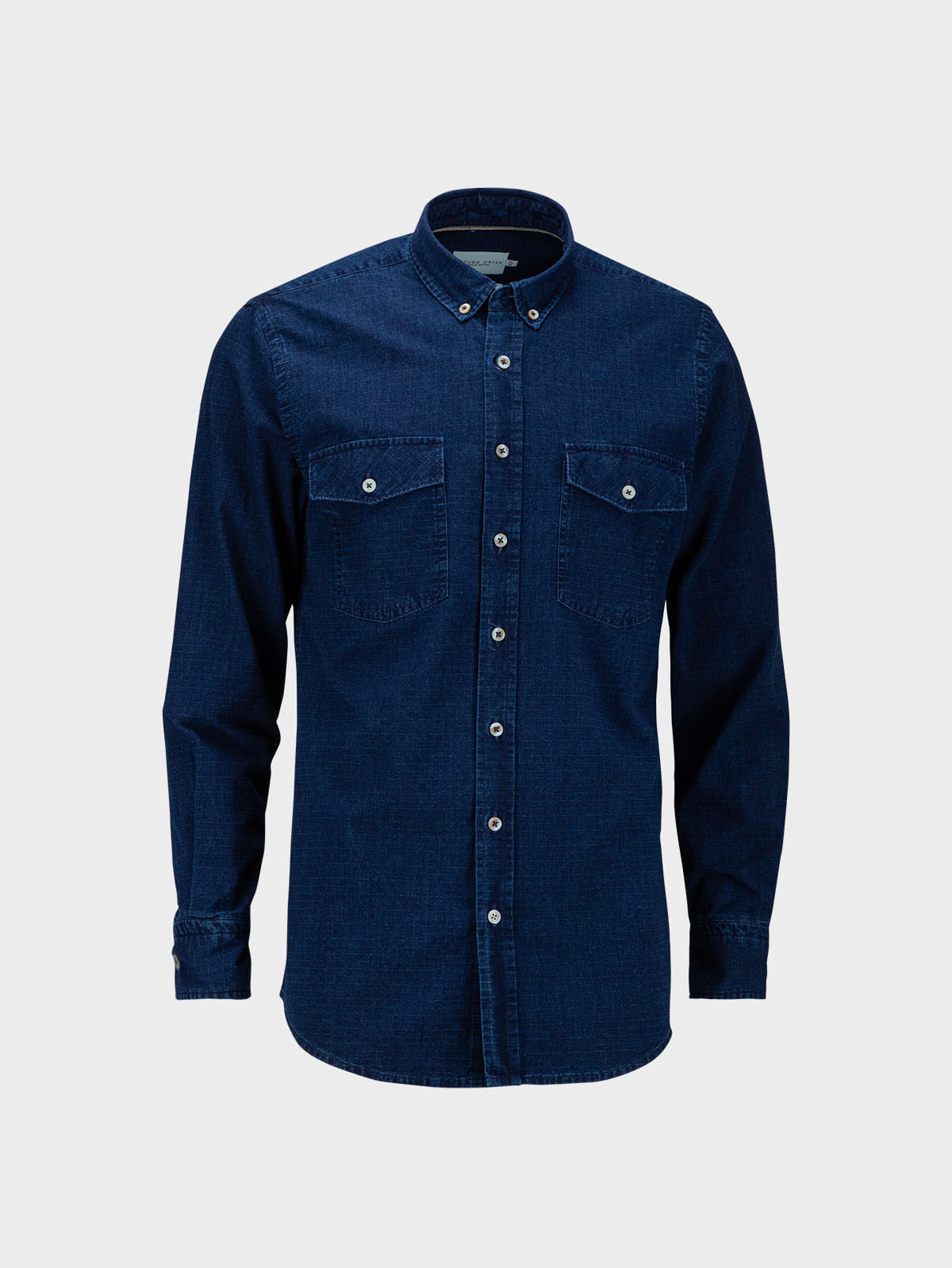 Camisa Denim Manga Larga para Hombre 31661