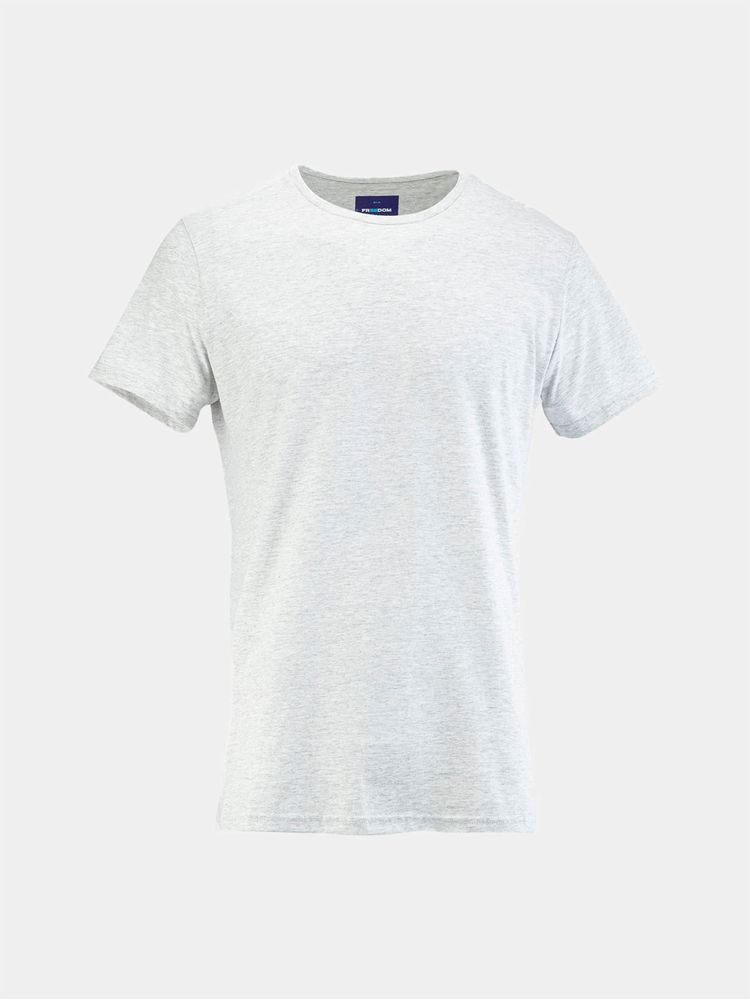 Camiseta Básica Unicolor Cuello Redondo para Hombre 00666