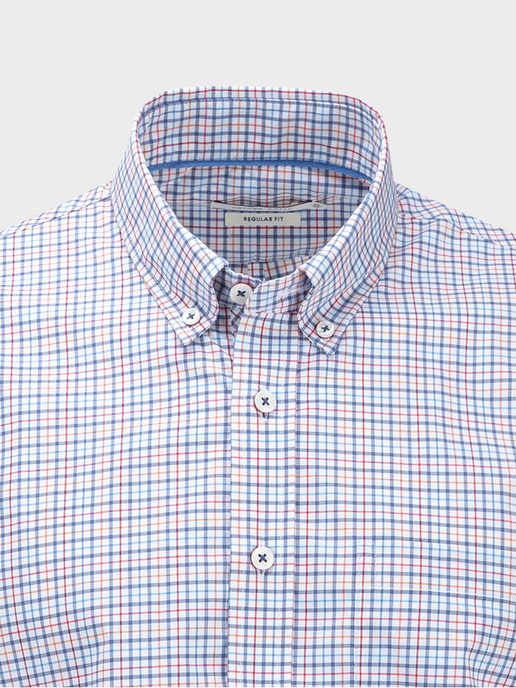 Camisa Cuadros Manga Corta para Hombre 31646