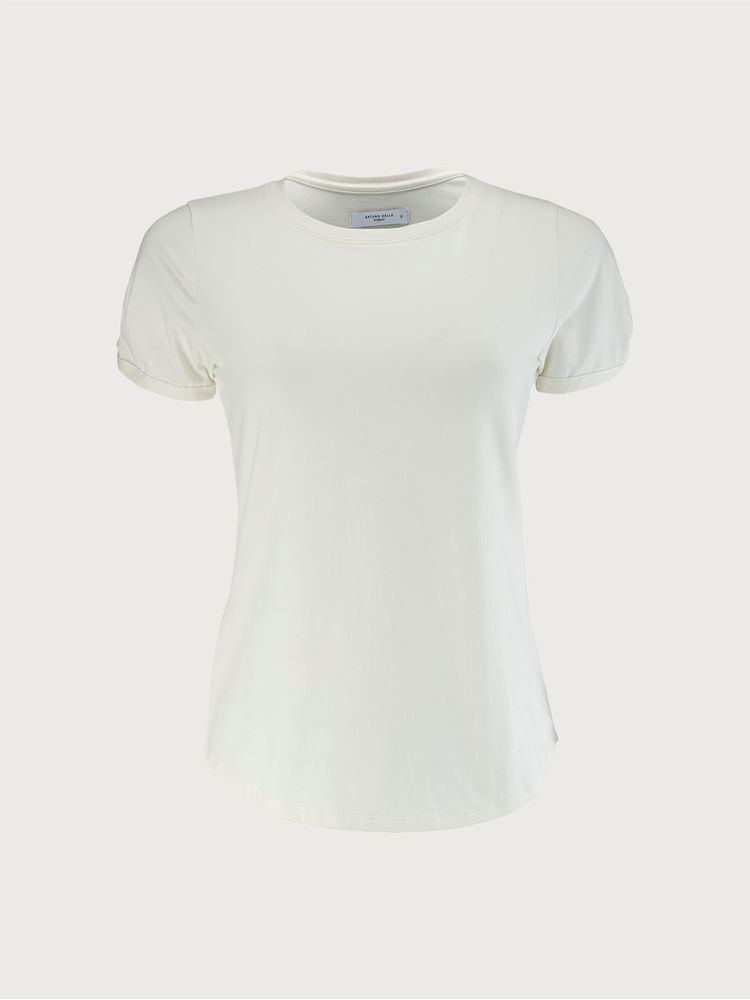 Camiseta Unicolor Básica para Mujer 25320