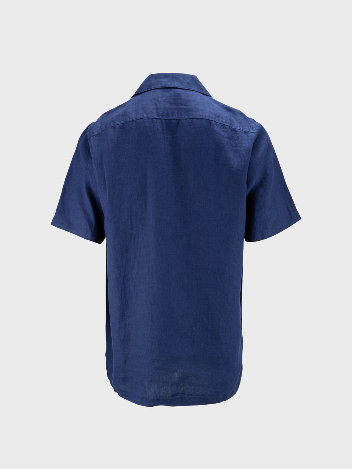 Camisa manga corta para hombre Leñadora Azul 100% Algodón - Chimay Oficial