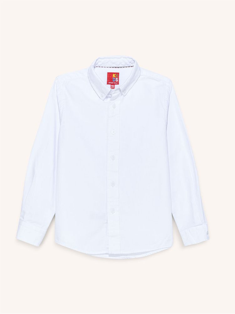 Camisa Manga Unicolor para Niño 12922