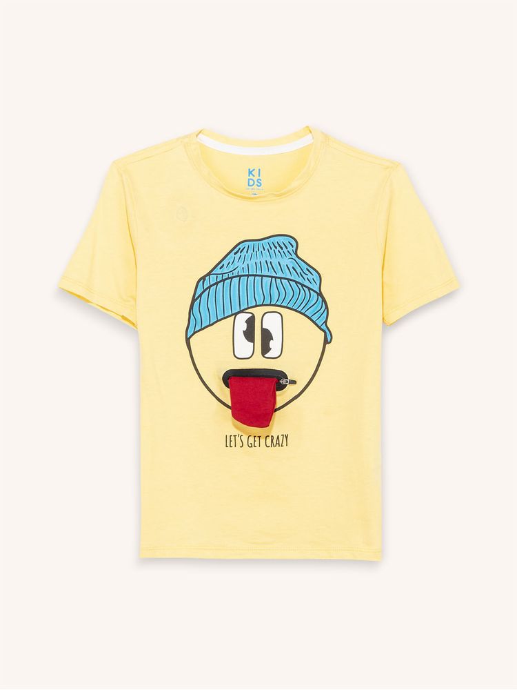 Camiseta Algodón Estampada para Niño 13612