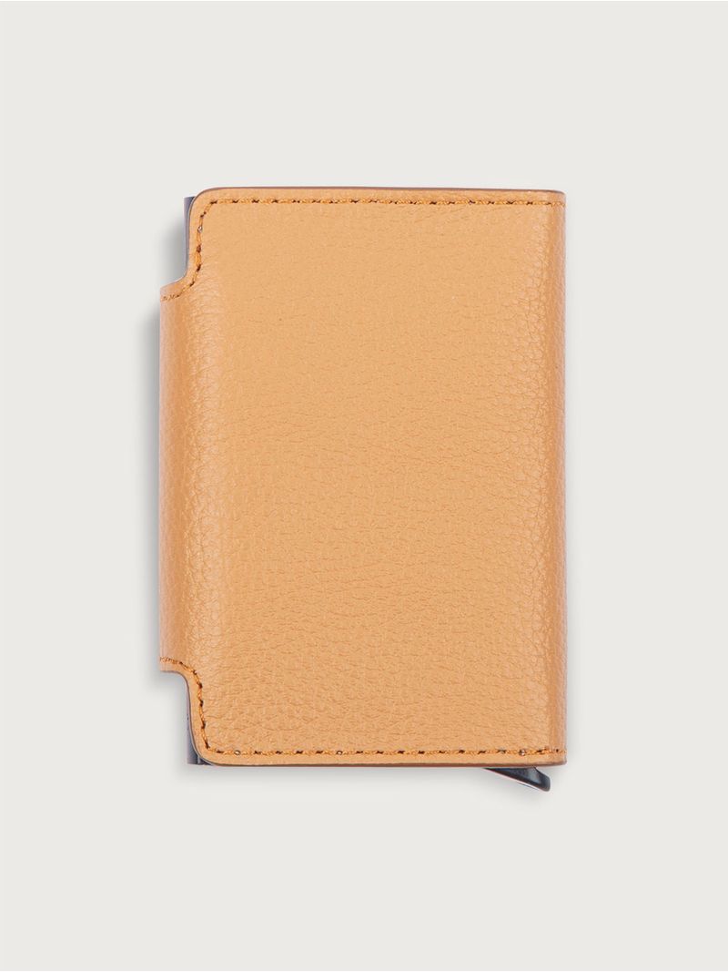 Slim Wallet Unicolor en Cuero para Mujer 33135