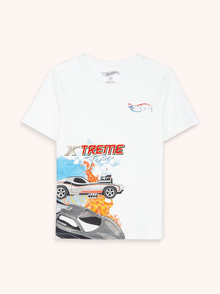Camiseta con Estampado de Hot Wheels para Niño 14111