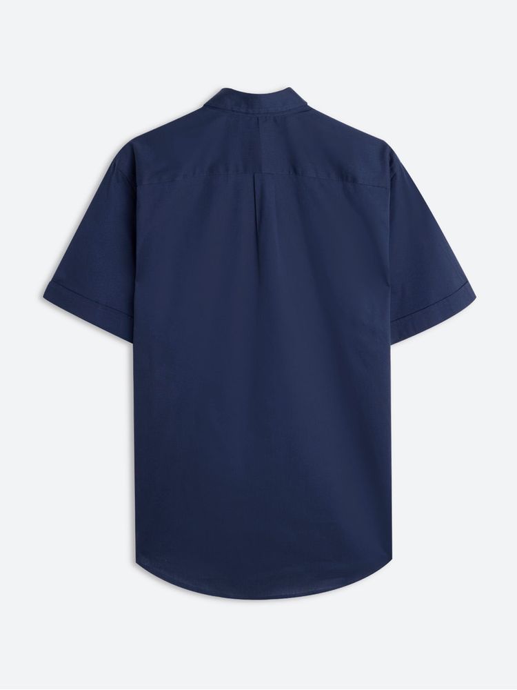 Camisa Casual Unicolor Slim Fit para Hombre 09737