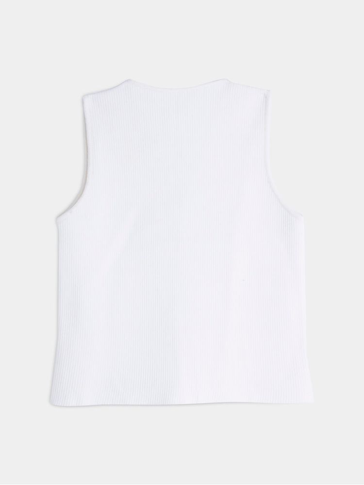Chaleco Tejido Unicolor para Mujer 05132