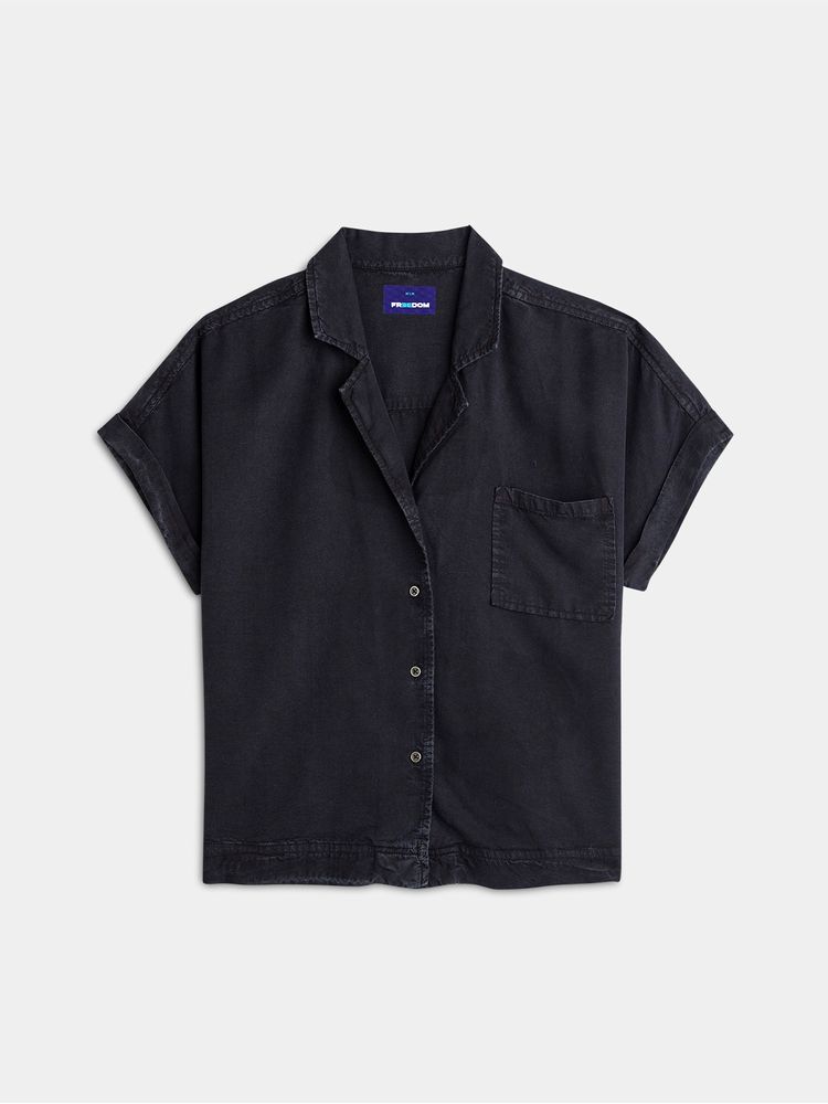 Blusa Liviana Efecto Desgaste para Mujer 05193