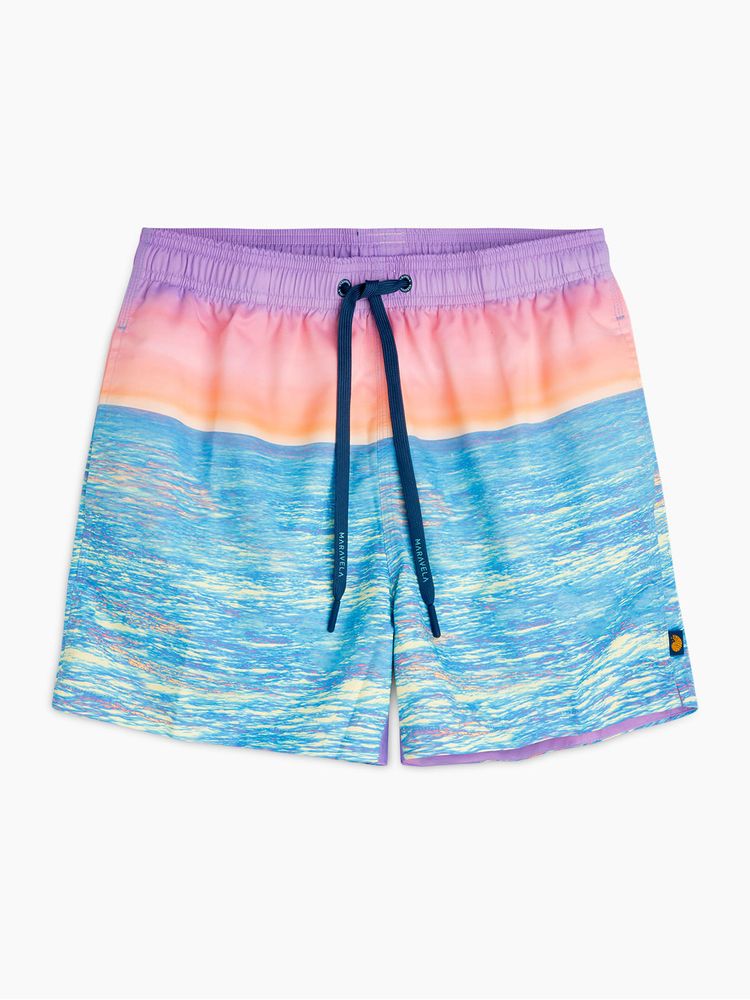 Pantaloneta de Baño Estampada para Hombre 02585