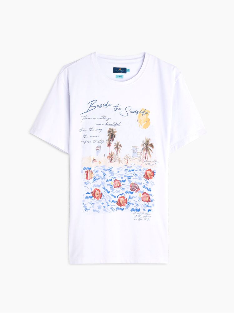 Camiseta para Hombre en Algodón. 02845