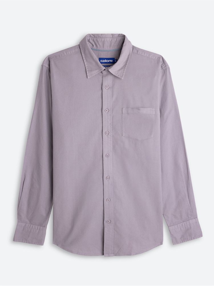 Camisa Casual Unicolor Slim Fit para Hombre 10906