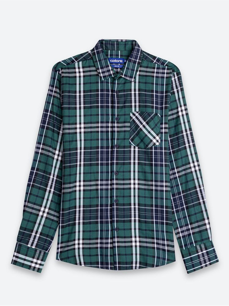 Camisa Casual Cuadros para Hombre 12462
