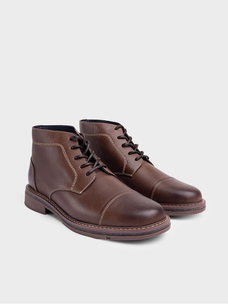 Botas en Cuero para Hombre 35437