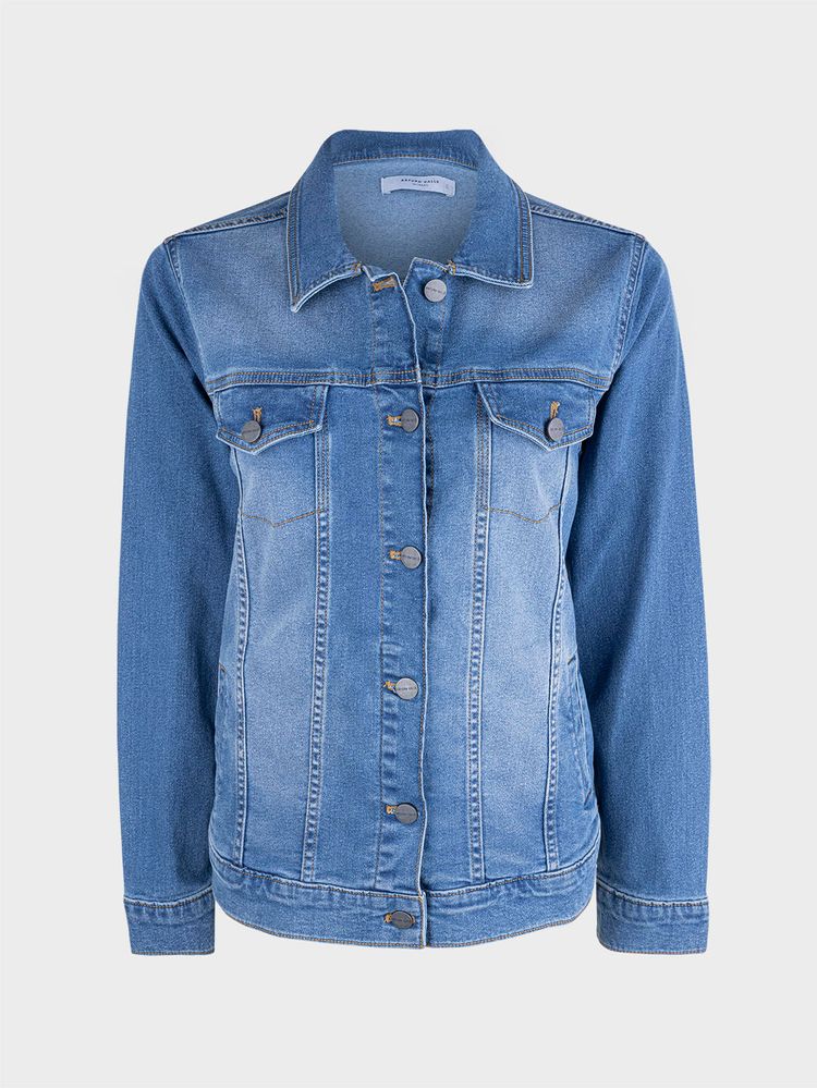 Chaqueta Clásica Denim para Mujer 32825
