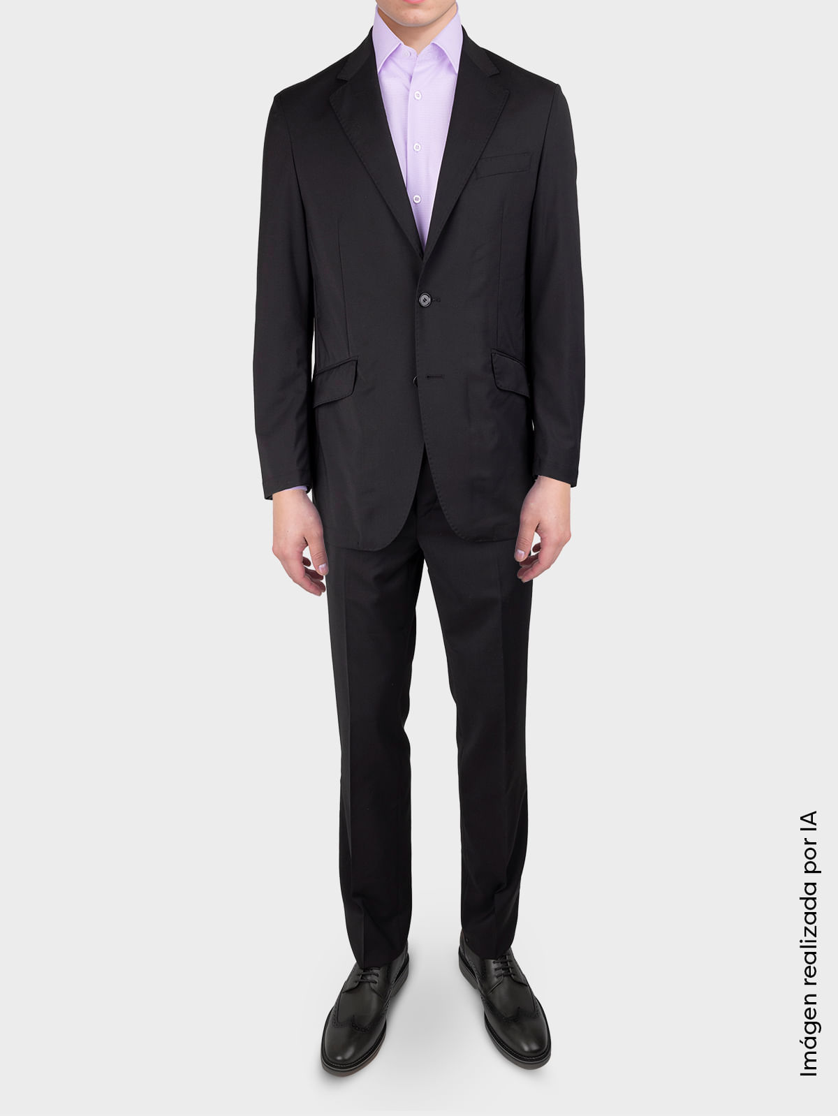 Traje Unicolor Regular para Hombre 21349