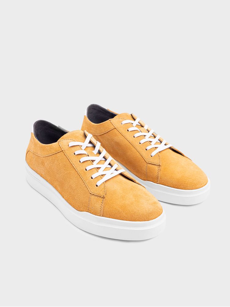 Tenis en Gamuza de Colores con Suela de Caja 36502