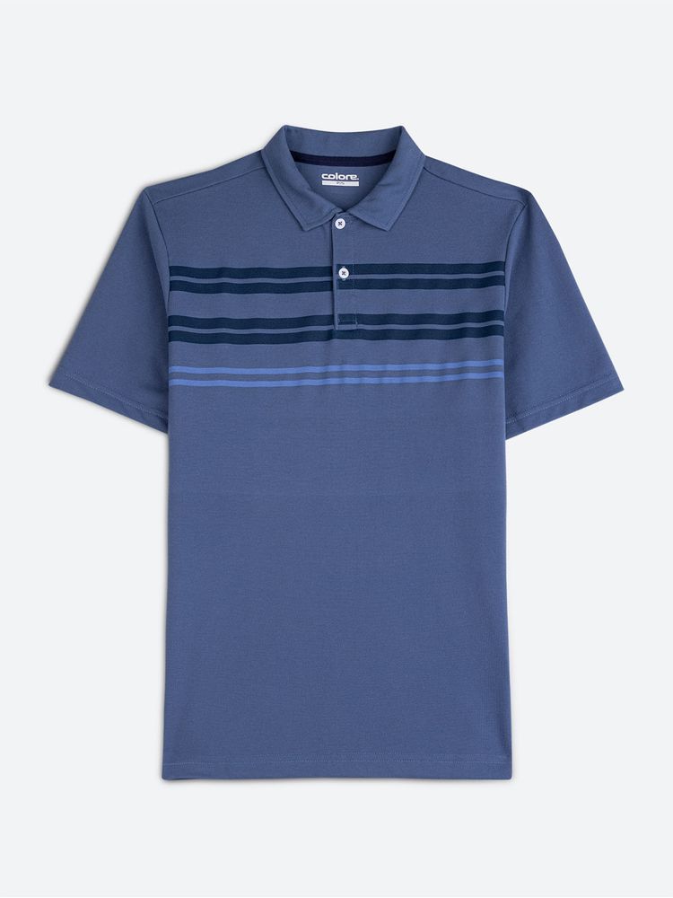 Polo Rayas para Hombre 12614