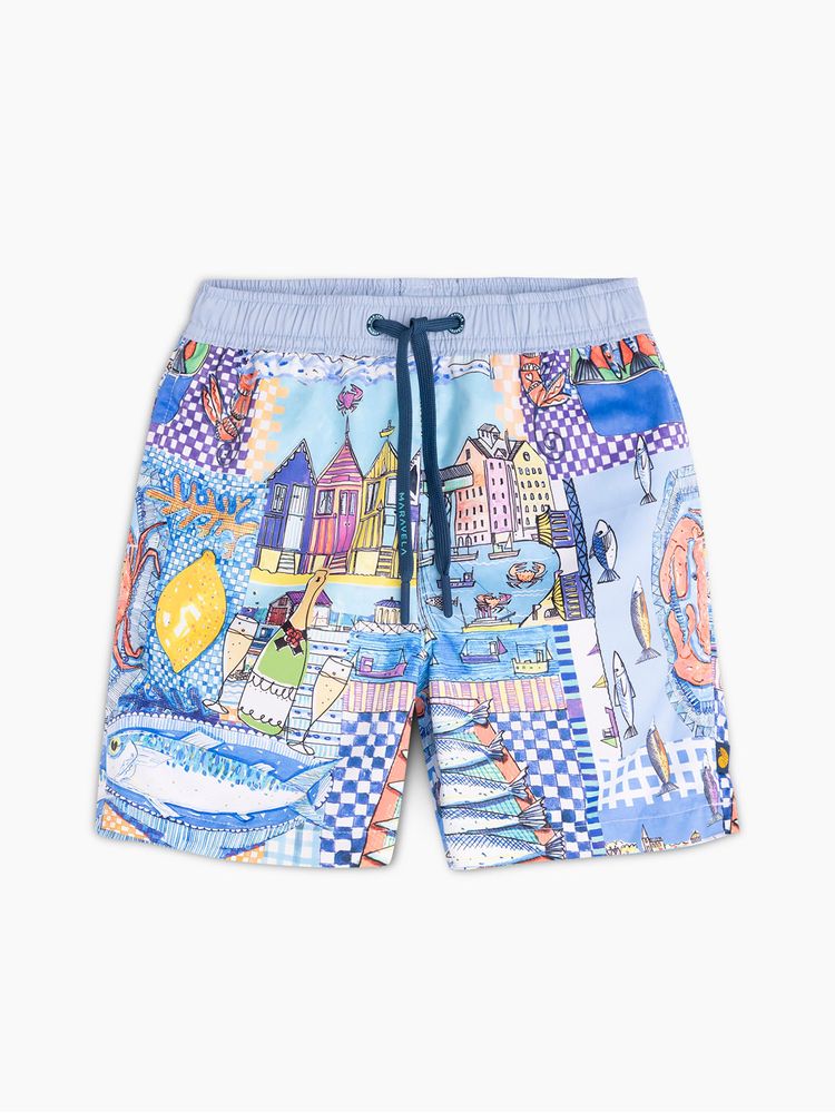 Pantaloneta de Baño para Niño en Poliéster 02897