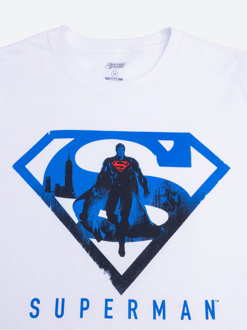 Camiseta Estampada Superman para Hombre 12521