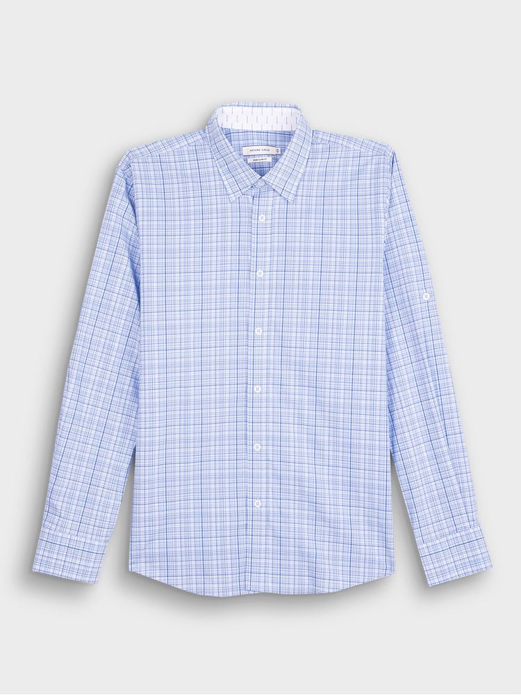 Camisa Cuadros Manga Larga para Hombre 36328