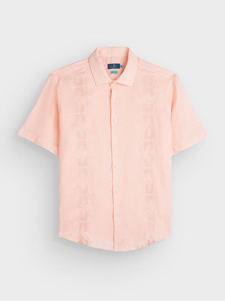 Camisa Guayabera Manga Corta para Hombre 03026