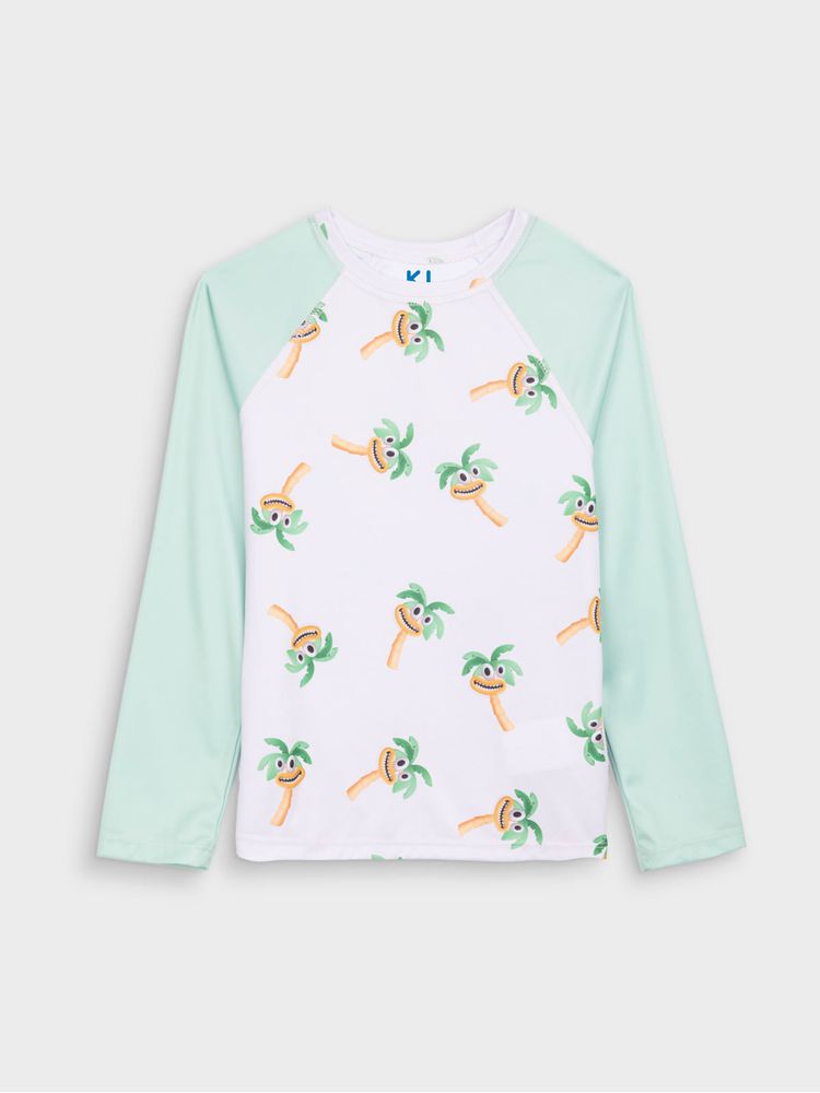 Camiseta Aqua Estampada para Niño 14360