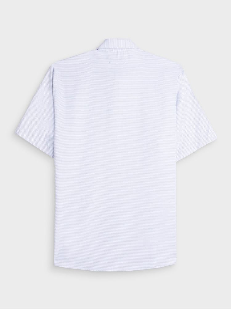 Camisa Casual Textura Manga Corta para Hombre 12207