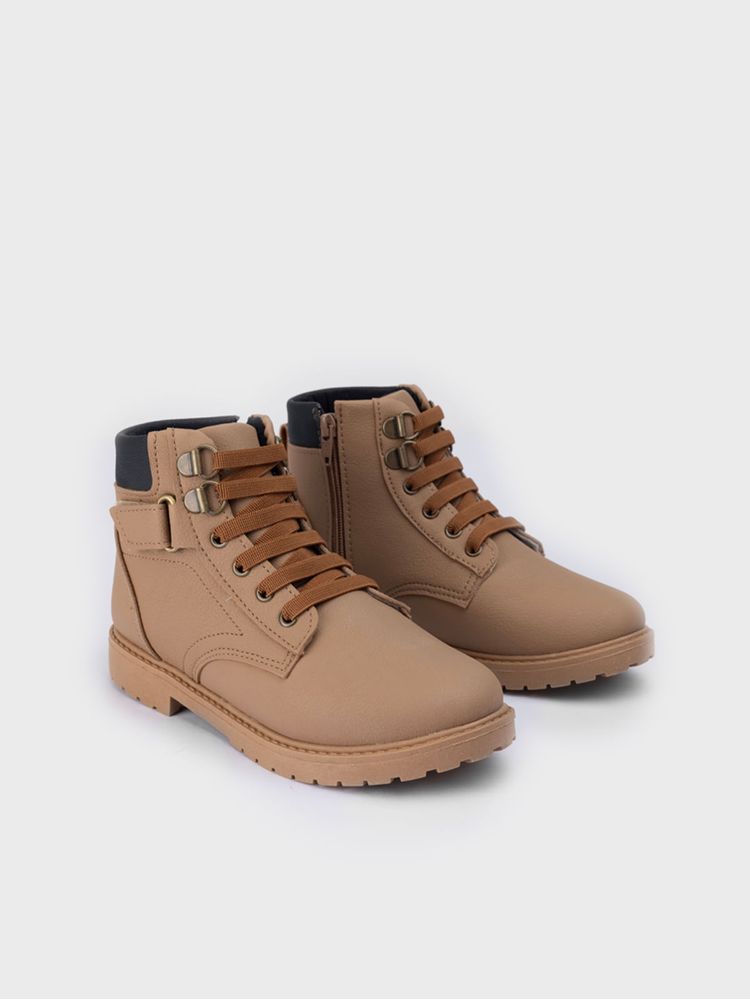 Botas Color Café y Negro para Niño 14483
