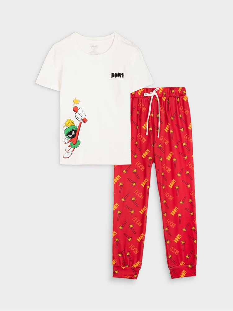 Pijama de Estampado de Looney Toons para Niño 14650